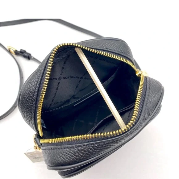 Michael Kors Jet Set Travel Medium Crossbody Bag Black - Picture 3 of 13